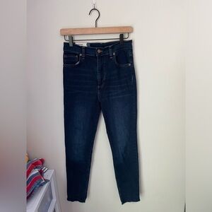 Marine Layer Dark Wash High Skinny Jeans Size 27